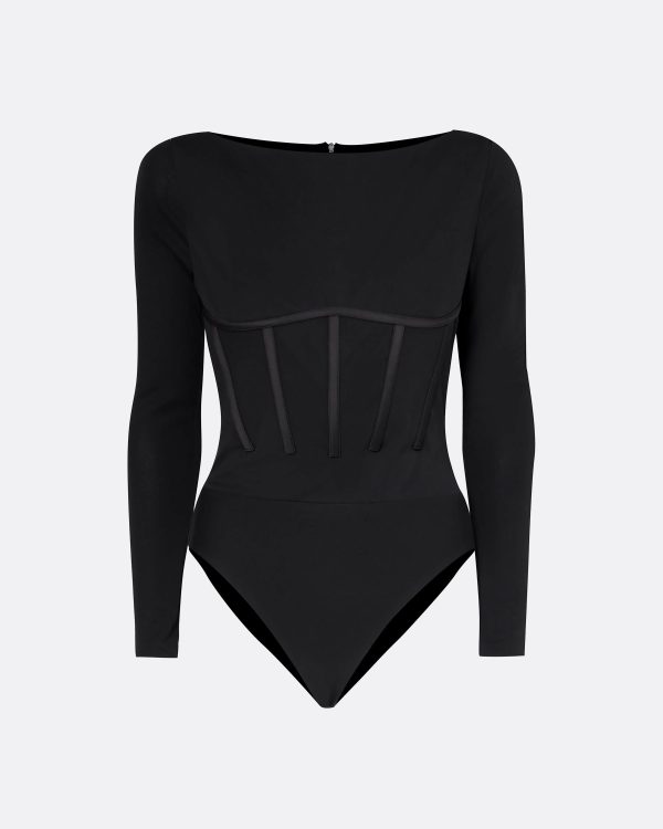 Krissie Black Bodysuit - Image 5
