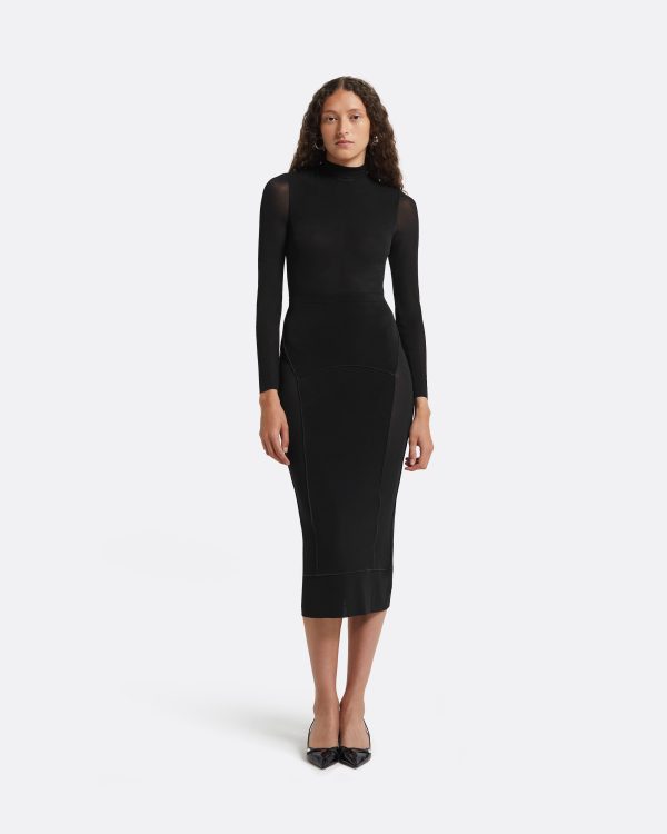 Pansy Black Bodysuit - Image 6