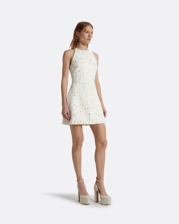 Rosmand Ivory Short Dress - Image 4