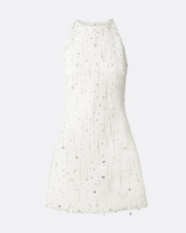 Rosmand Ivory Short Dress - Image 5
