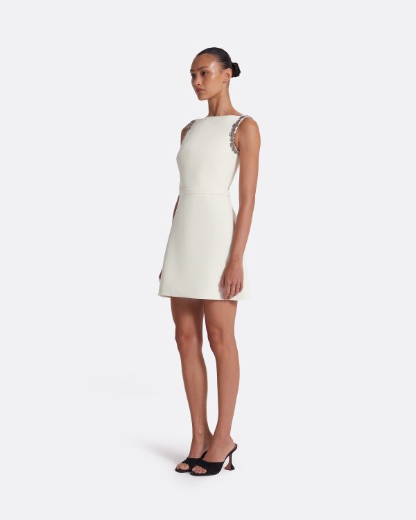 Grena Ivory Short Dress - Image 4