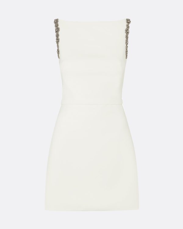 Grena Ivory Short Dress - Image 5
