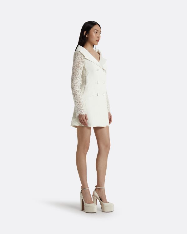 Narra Mini Dresses In Ivory - Image 4