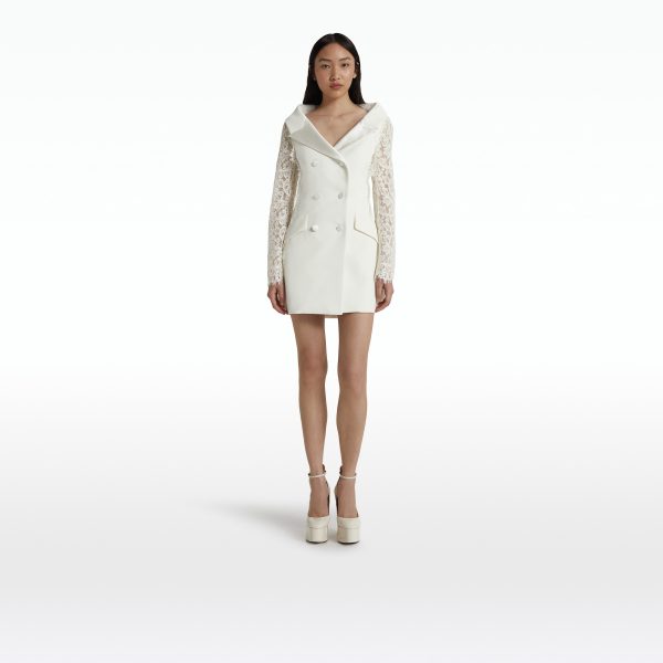 Narra Mini Dresses In Ivory - Image 6