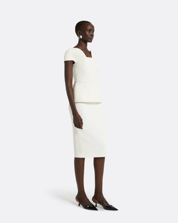 Geenie Ivory Midi Dress - Image 4