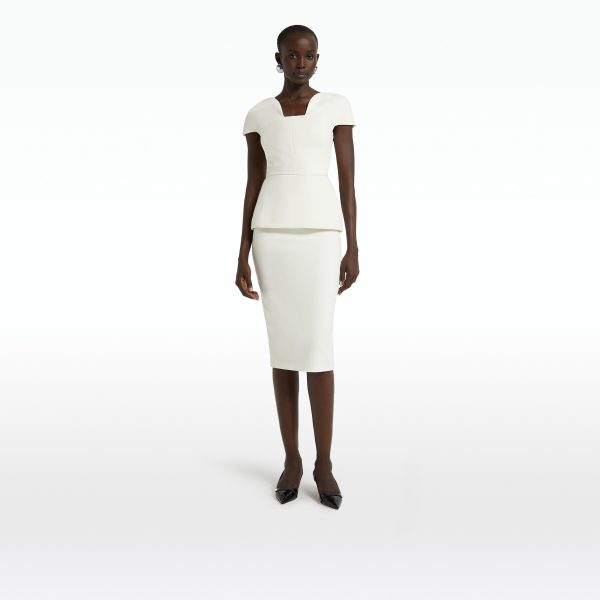 Geenie Ivory Midi Dress - Image 6