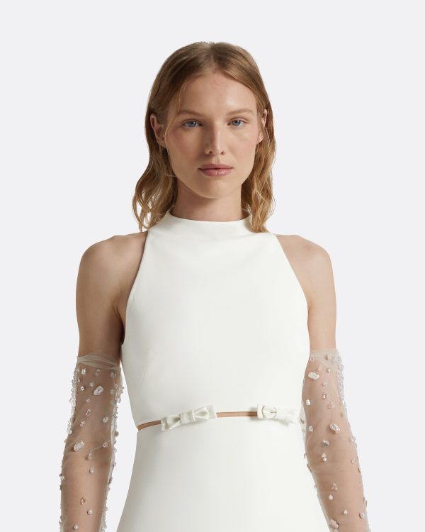 Jalie Ivory Mini Dress - Image 3