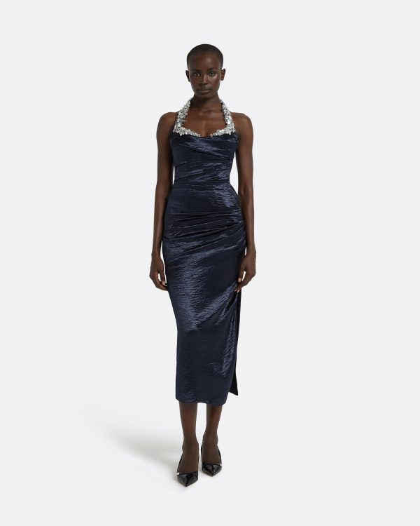 Azra Maritime Midi Dress