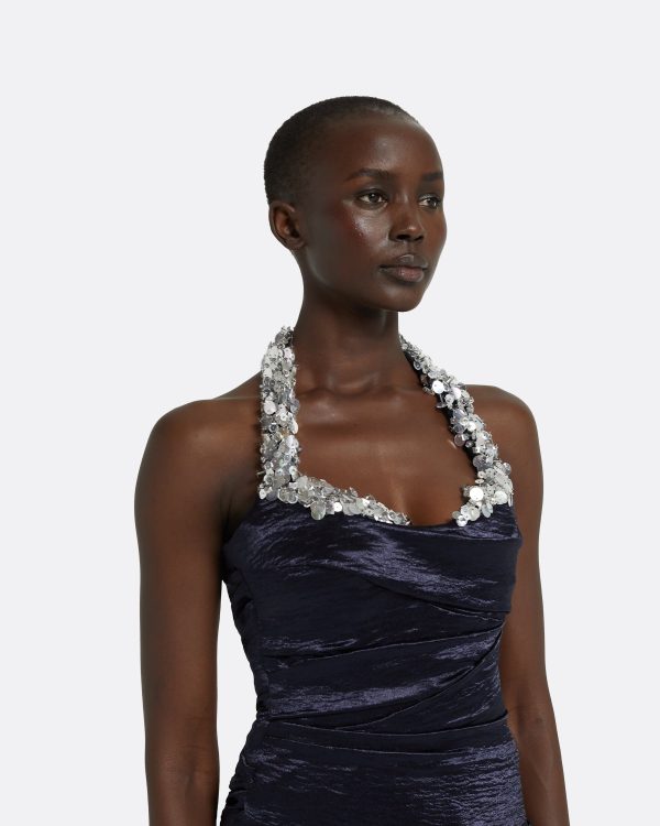 Azra Maritime Midi Dress - Image 3