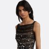Ceren Black Midi Dress - Image 3
