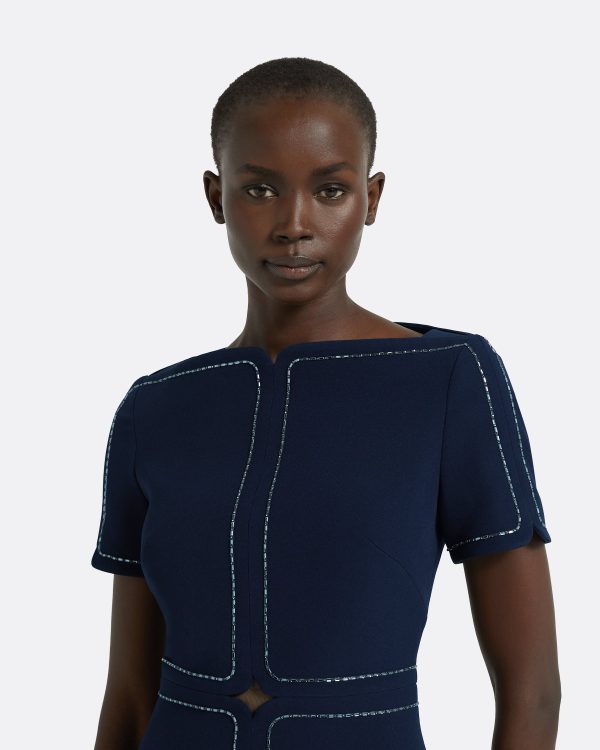 Janan Maritime Midi Dress - Image 3