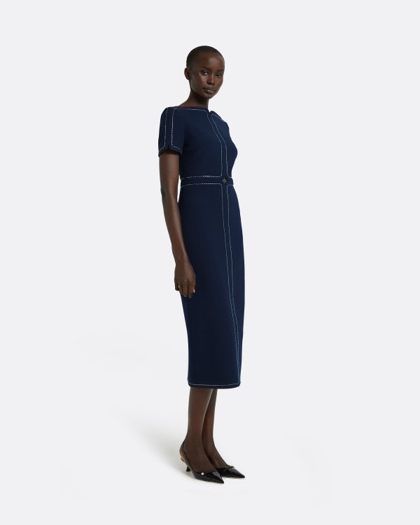 Janan Maritime Midi Dress - Image 4