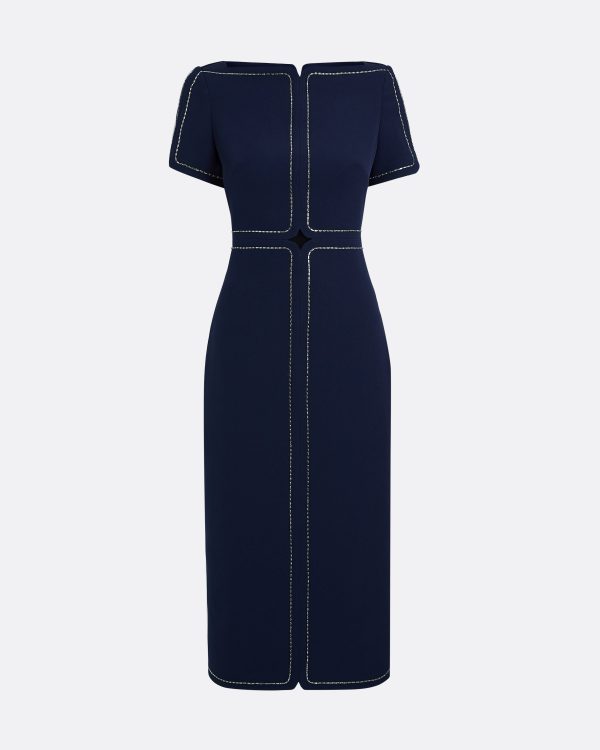 Janan Maritime Midi Dress - Image 5