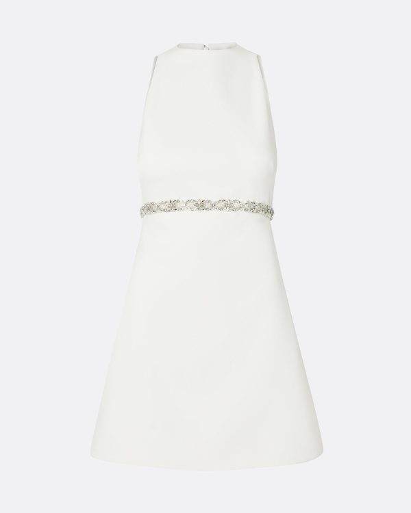 Jasie Ivory Short Dress - Image 5
