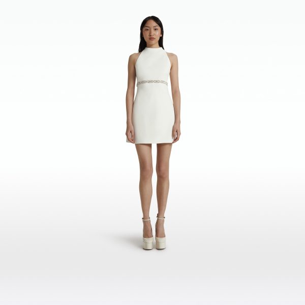 Jasie Ivory Short Dress - Image 6
