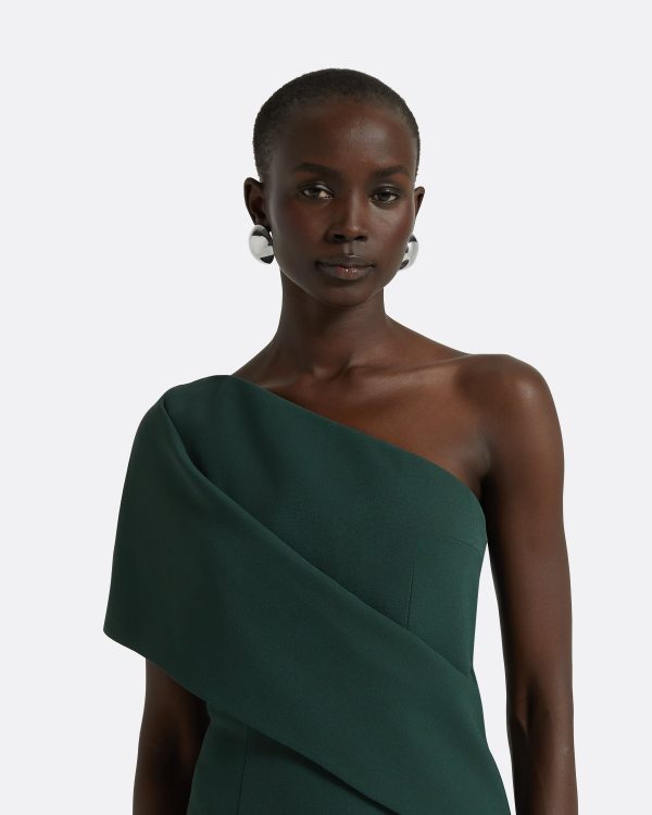 Florenca Darkest Spruce Midi Dress - Image 3
