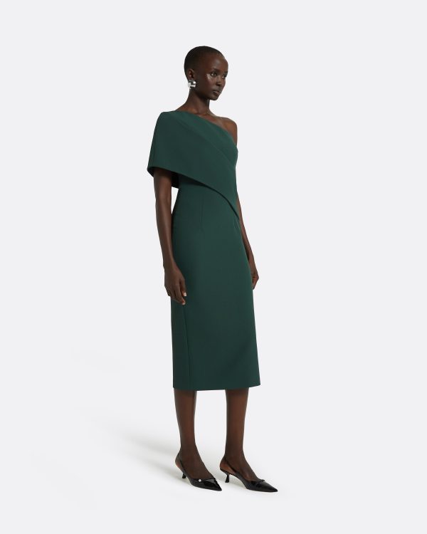 Florenca Darkest Spruce Midi Dress - Image 4