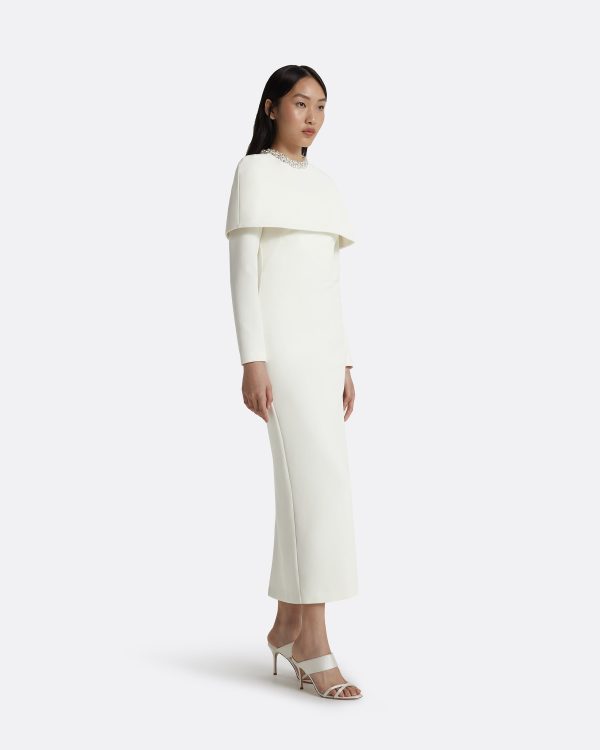 Gullu Ivory Embroidered Dress - Image 4