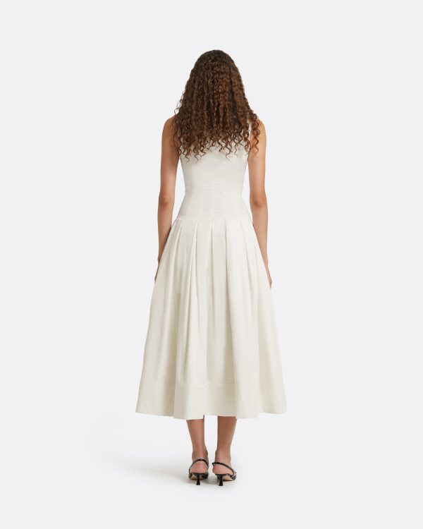 Marilyn Ivory Midi Dress - Image 2