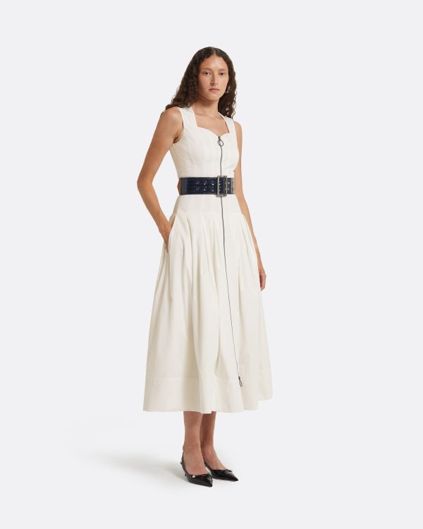 Marilyn Ivory Midi Dress - Image 7