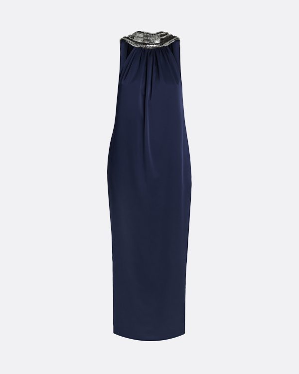 Fenix Midnight Navy Midi Dress - Image 5