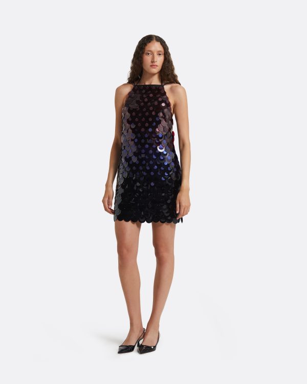 Emily Multi-Darks Short Dress - Image 6