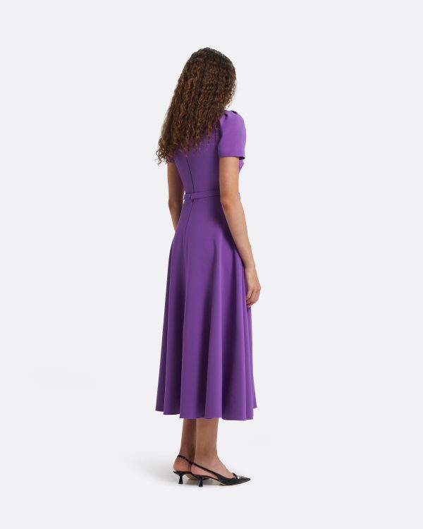 Cecilia Lilac Midi Dress - Image 2