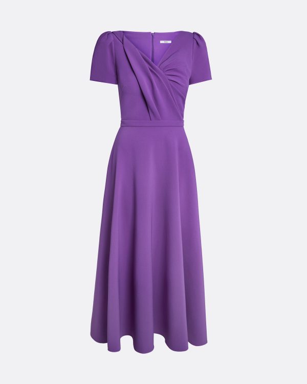 Cecilia Lilac Midi Dress - Image 5