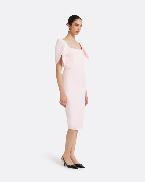 Joan Barely Pink Midi Dress - Image 2