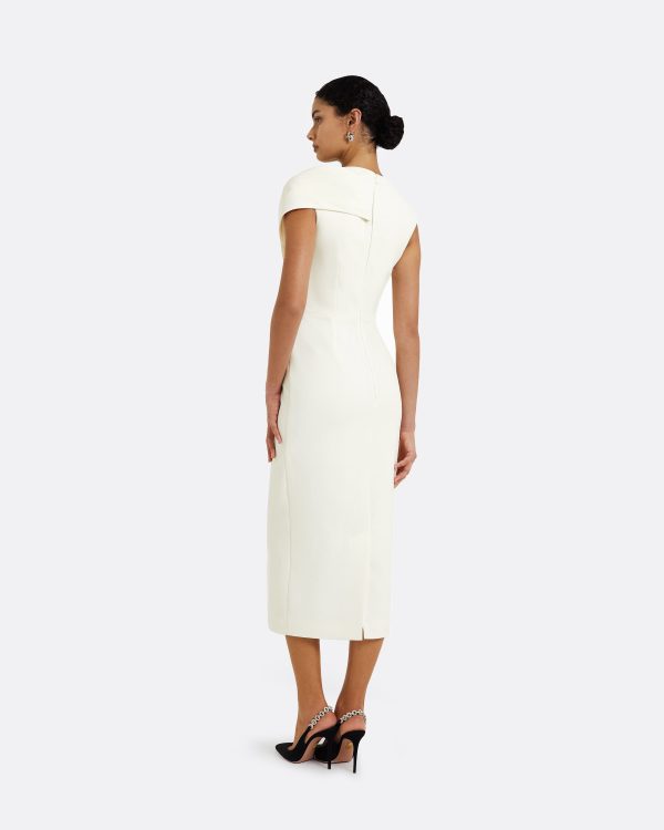 Regina Ivory Midi Dress - Image 2