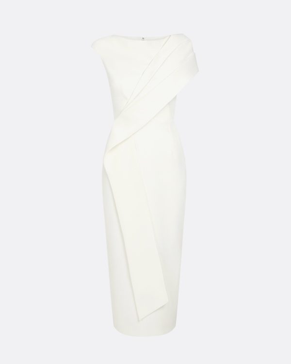 Regina Ivory Midi Dress - Image 5
