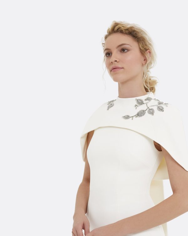 Kalika Flower Bud Embroidered Midi Dress - Image 3