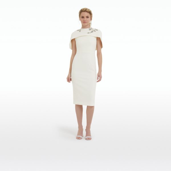 Kalika Flower Bud Embroidered Midi Dress - Image 6