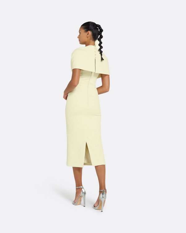 Flora Buttermilk Midi Dress - Image 2