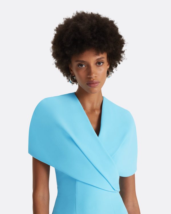 Flora Topaz Midi Dress - Image 3