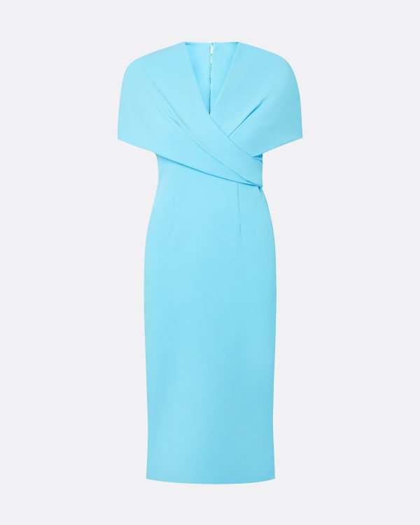 Flora Topaz Midi Dress - Image 5