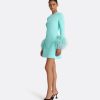 Rena Positano Feather-Trimmed Short Dress - Image 4