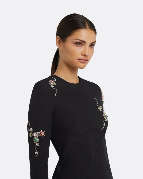 Reagan Black Short Dress - Image 3