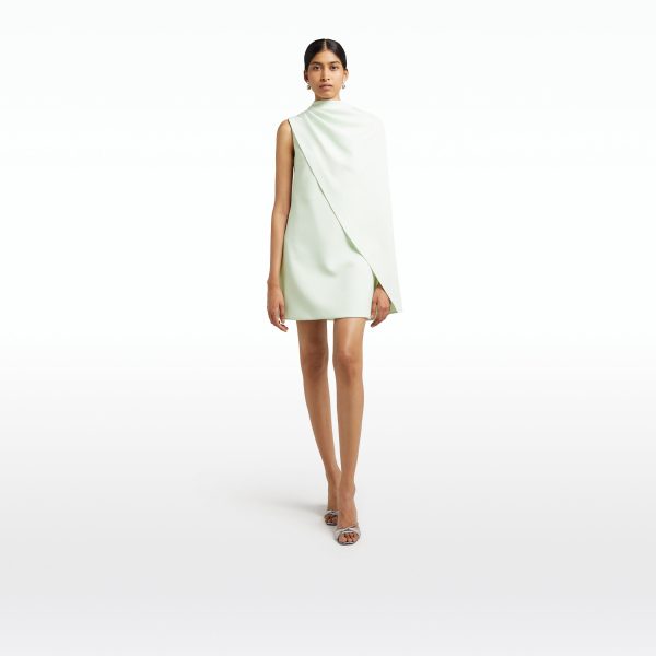 Margareta Spearmint Short Dress - Image 6