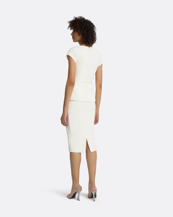 Nuvalle Ivory Midi Dress - Image 2