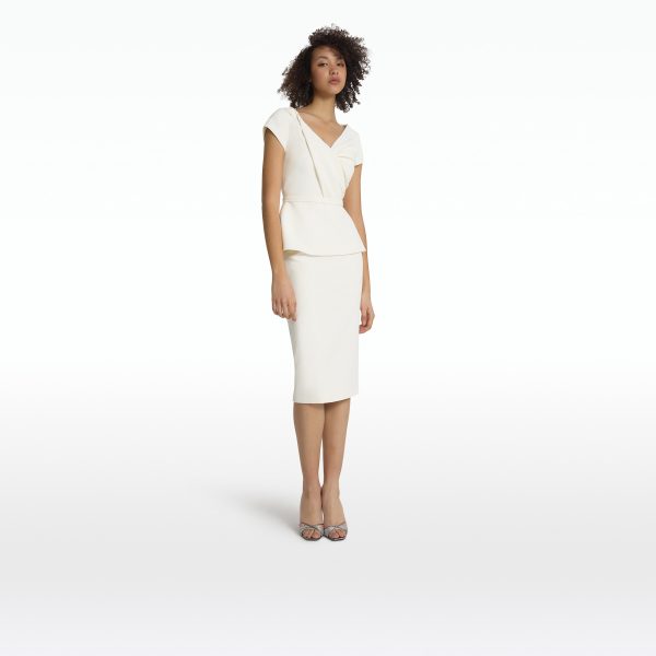 Nuvalle Ivory Midi Dress - Image 6