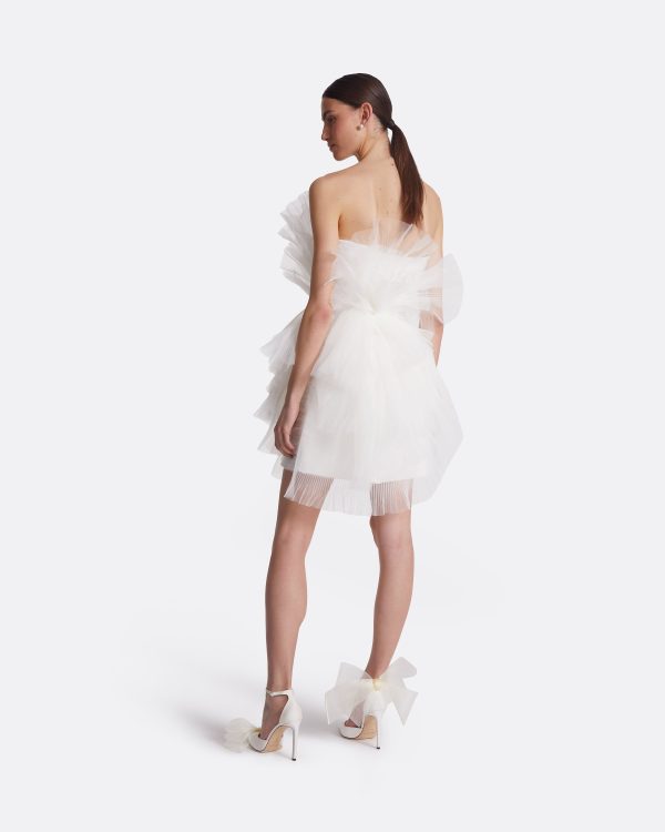 Tissy Ivory Short Dress - Image 2