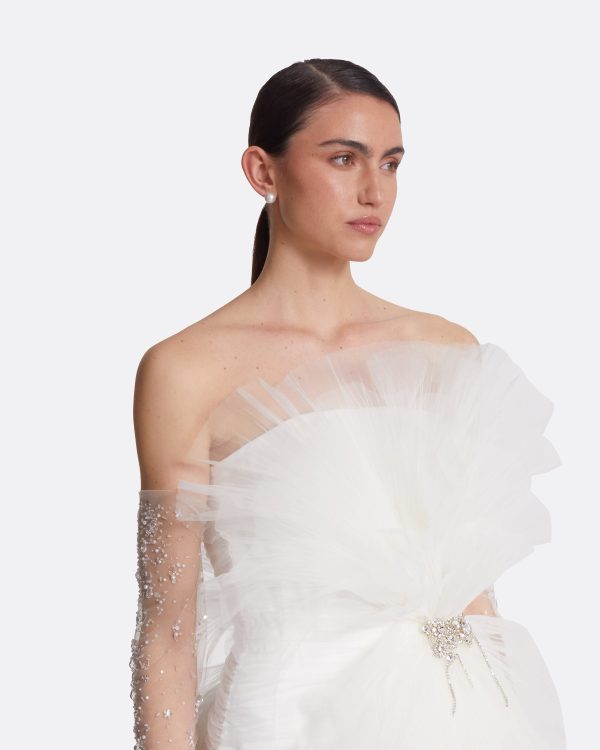 Tissy Ivory Short Dress - Image 6