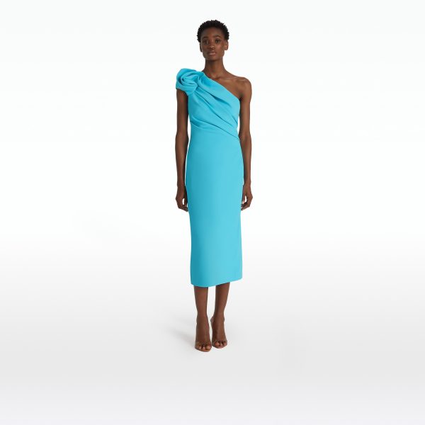 Granalle Aquamarine Midi Dress - Image 6