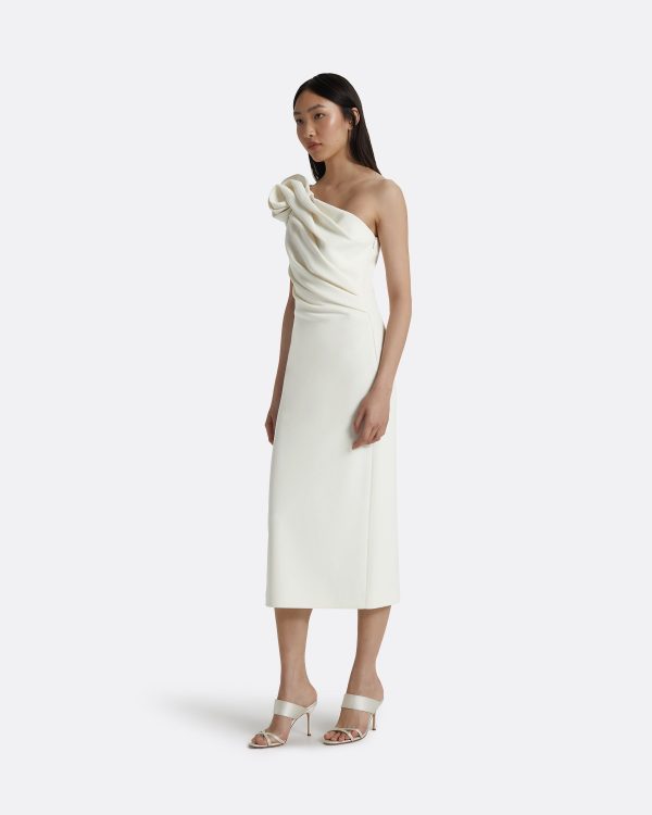 Granalle Ivory Midi Dress - Image 4