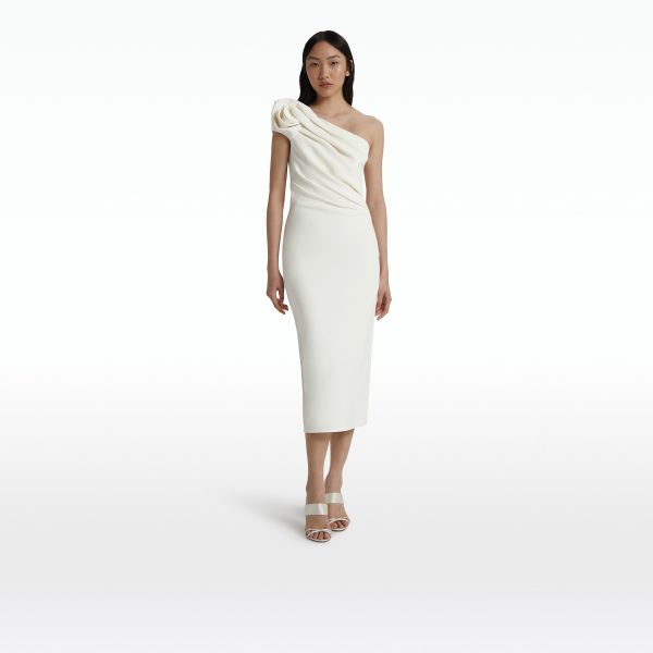 Granalle Ivory Midi Dress - Image 6