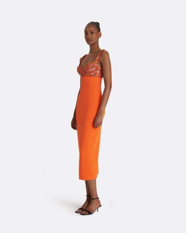 Sophine Amber Sun Midi Dress - Image 4