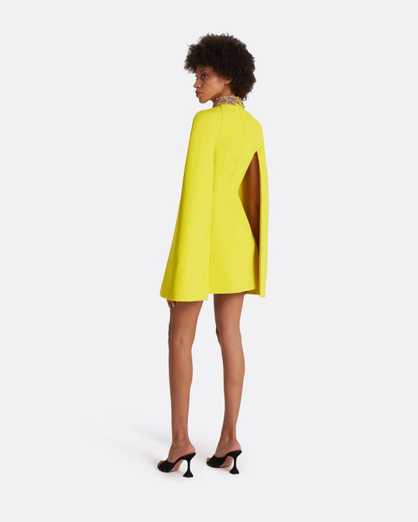 Harlow Chartreuse Short Dress - Image 2