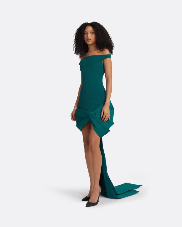 Linalle Alpine Green Short Dress - Image 4