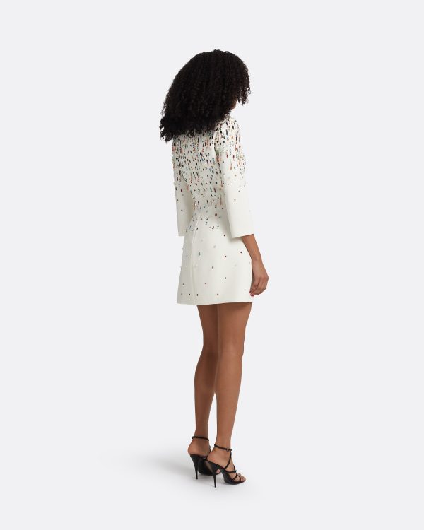Renalle Ivory Short Dress - Image 2